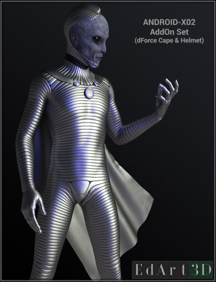 Android X02 for G8M AddOn Set_DAZ3DDL