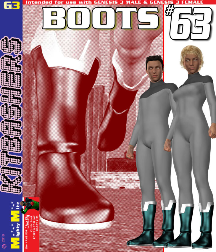 Boots 063 MMKBG3_DAZ3D下载站