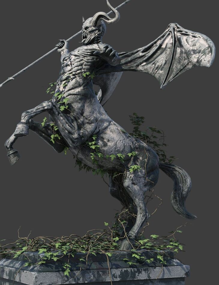 Centaur Statue_DAZ3D下载站