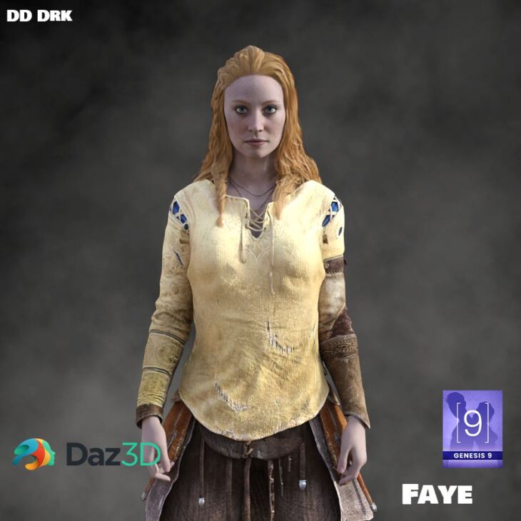 Faye for Genesis 9_DAZ3D下载站