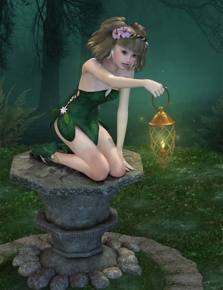 Florabelle for V4 and Genesis_DAZ3DDL