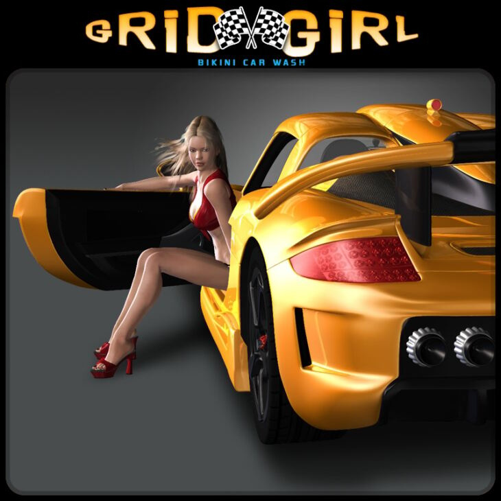 Grid Girl for V4/A4/G4/PBIV_DAZ3D下载站