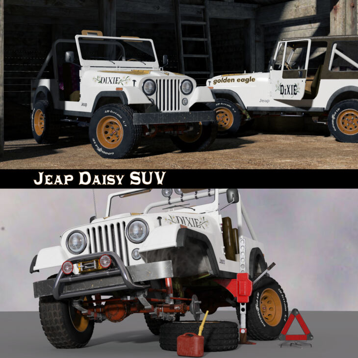 Jeap Daisy SUV_DAZ3D下载站