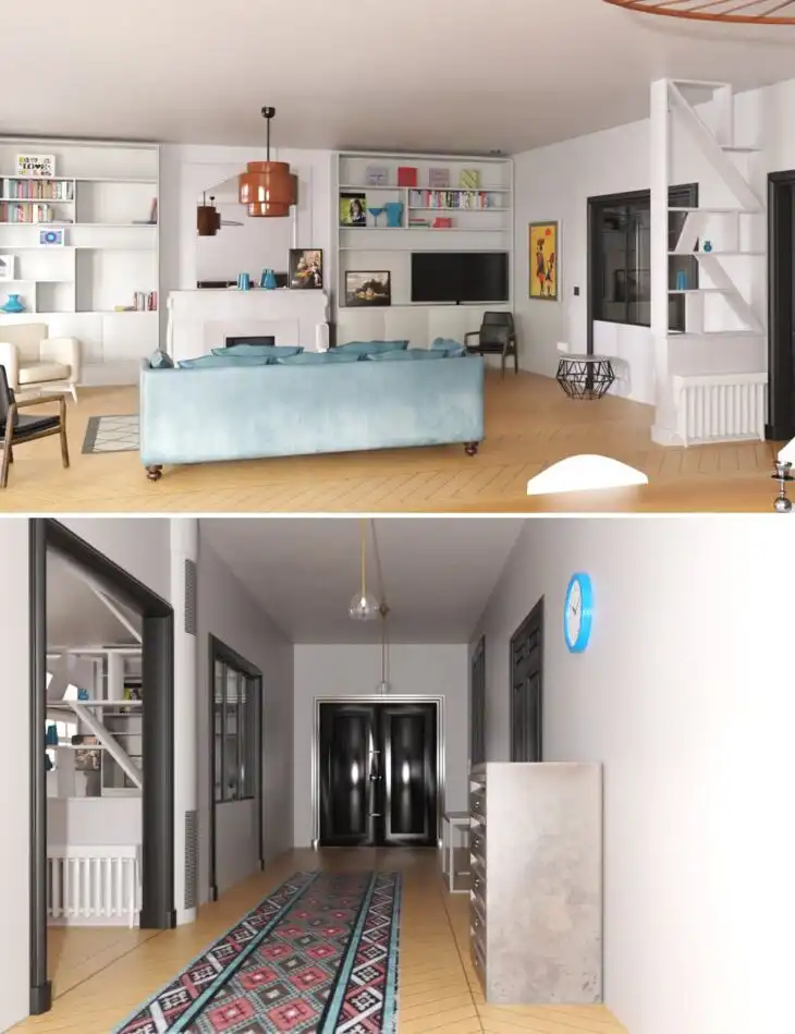 La Casa Apartment_DAZ3D下载站