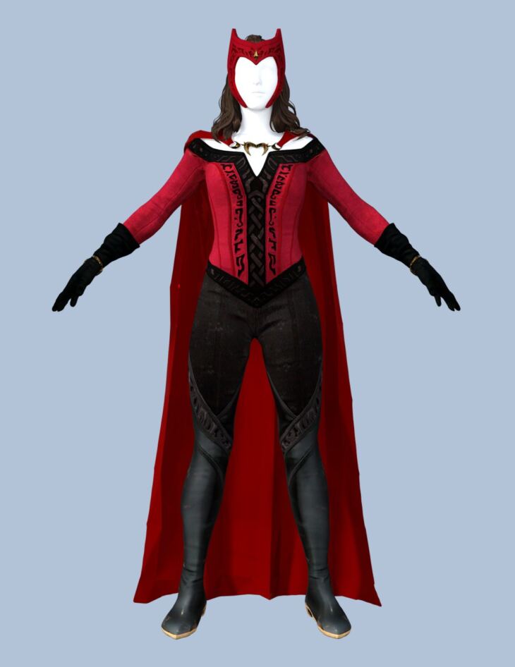 MFR Scarlet Witch Outfit For Genesis 8 Female_DAZ3D下载站