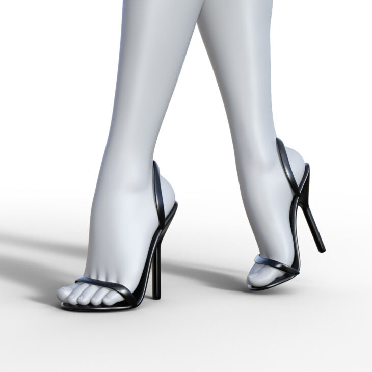 Minimalist Sandal Heels for G8F Daz Studio_DAZ3DDL