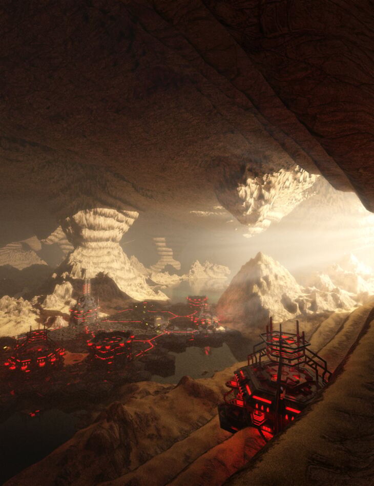Mountain Cavern for UltraSceneryXT_DAZ3DDL