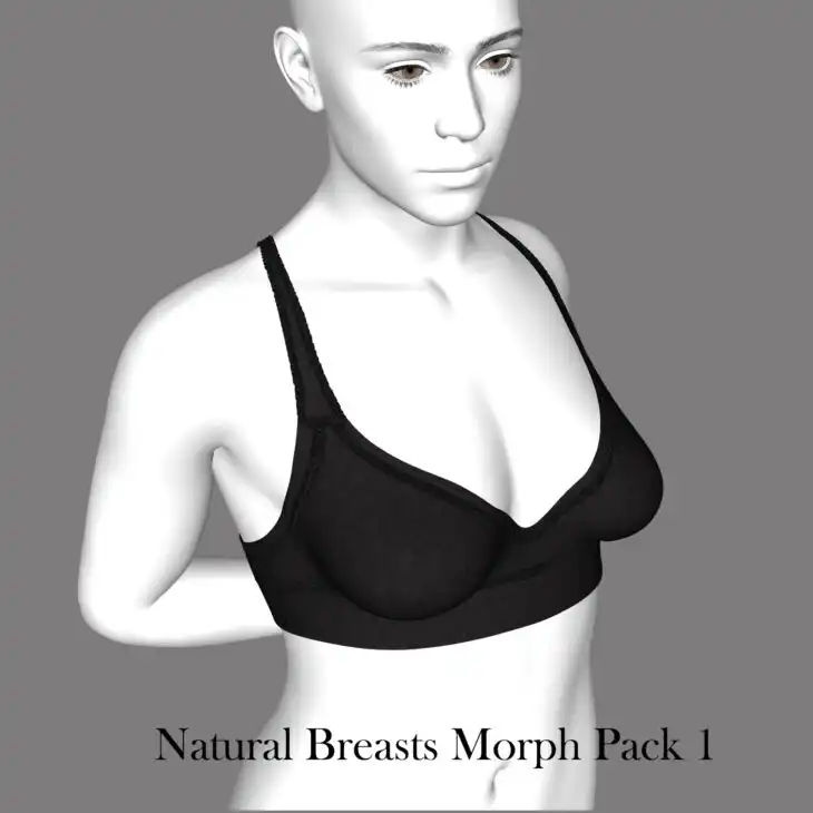 Natural Breast Morph for Genesis 9_DAZ3DDL