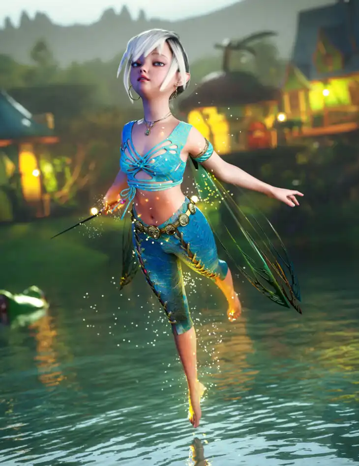 Pixie 9 Fairy Bundle_DAZ3D下载站