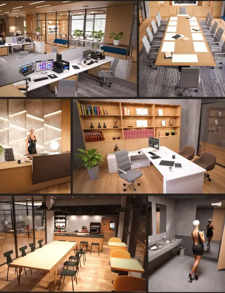 Prestige Business Office Bundle_DAZ3DDL