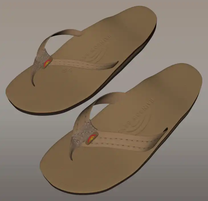 Rainbow Sandals for Genesis 8 Female_DAZ3DDL