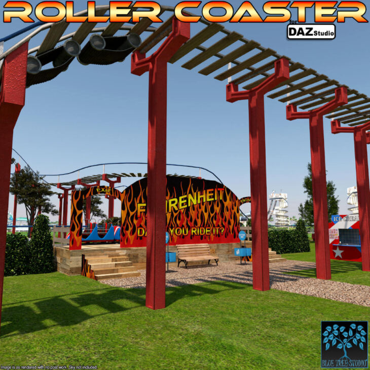Roller Coaster for Daz_DAZ3D下载站