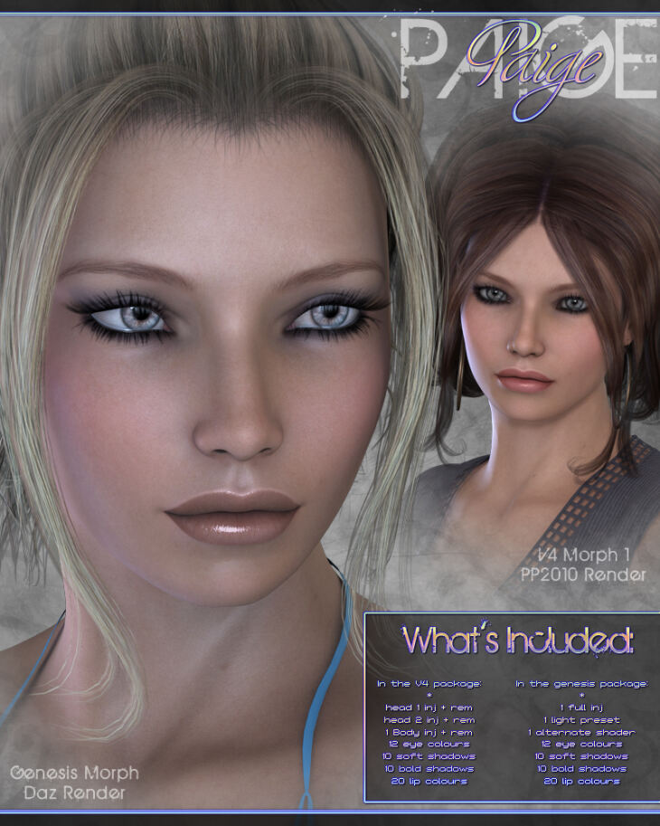 Sabby-Paige for V4 and Genesis_DAZ3D下载站