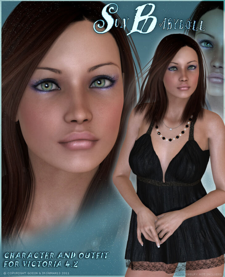 VH Sun Babydoll Character and Outfit for V4.2_DAZ3DDL