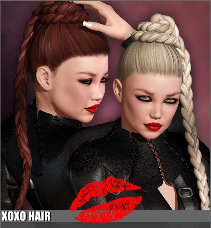 XOXO Hair_DAZ3D下载站
