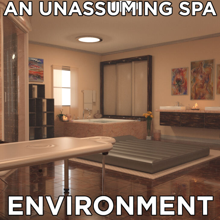 An Unassuming Spa Environment_DAZ3D下载站