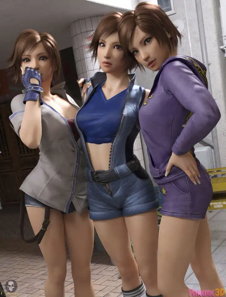 Asuka Kazama for G8F and G8.1F_DAZ3DDL