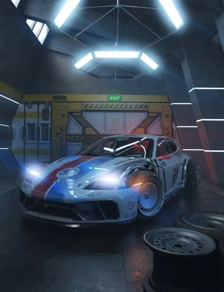 Cyber Garage_DAZ3D下载站