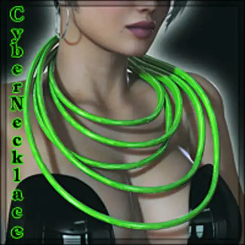 Cyber Necklace_DAZ3D下载站