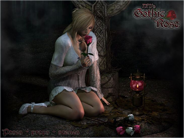 DMs Gothic Rose_DAZ3D下载站