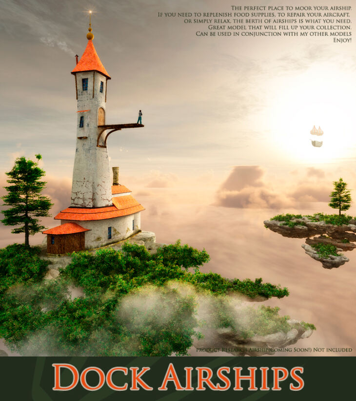 Dock Airships_DAZ3D下载站