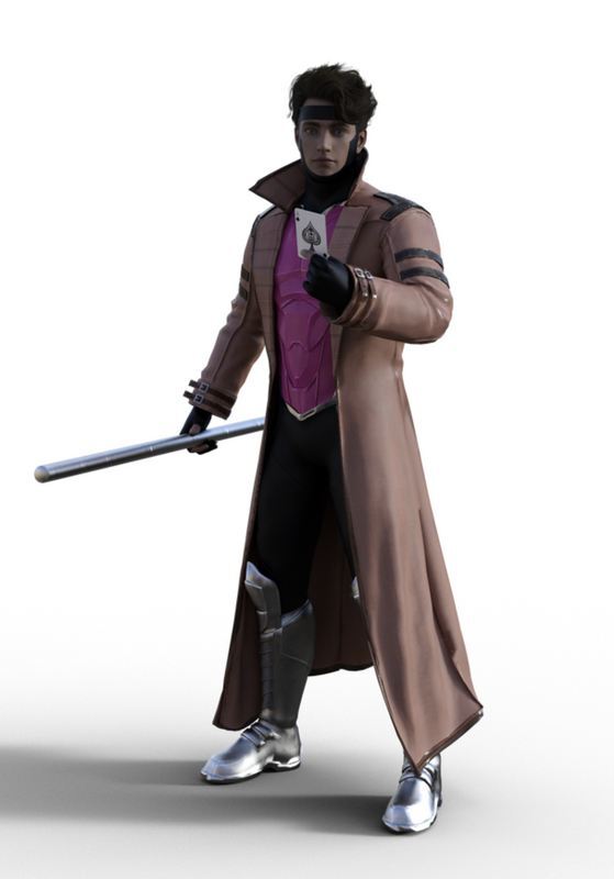 Gambit Outfit For G8M_DAZ3DDL