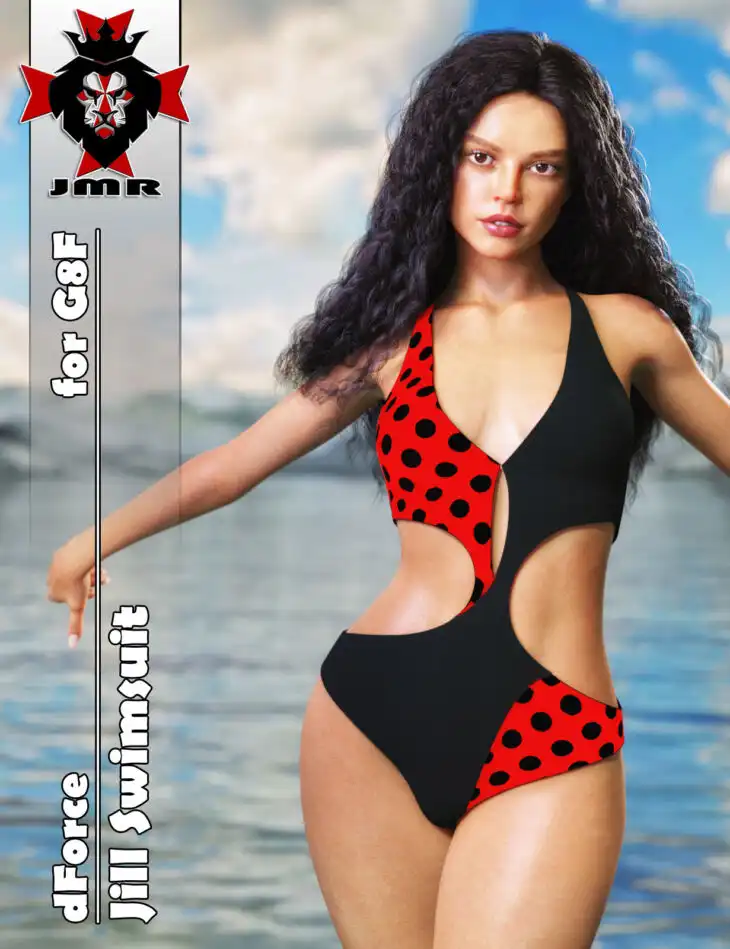 JMR dForce Jill Swimsuit for G8F_DAZ3DDL