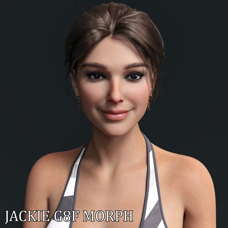 Jackie Character Morph For Genesis 8 Females_DAZ3D下载站