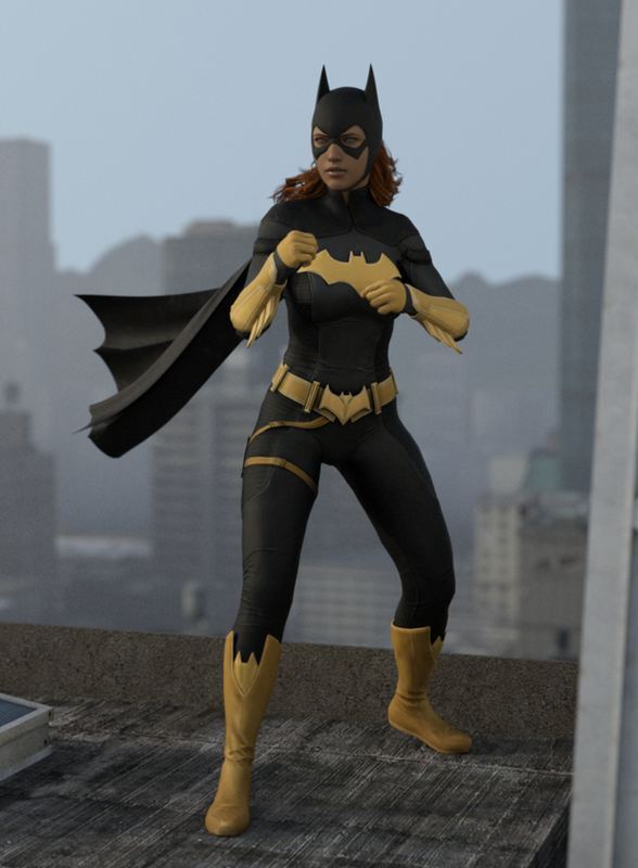 Jim Lee’s Batgirl Outfit For G8F_DAZ3D下载站