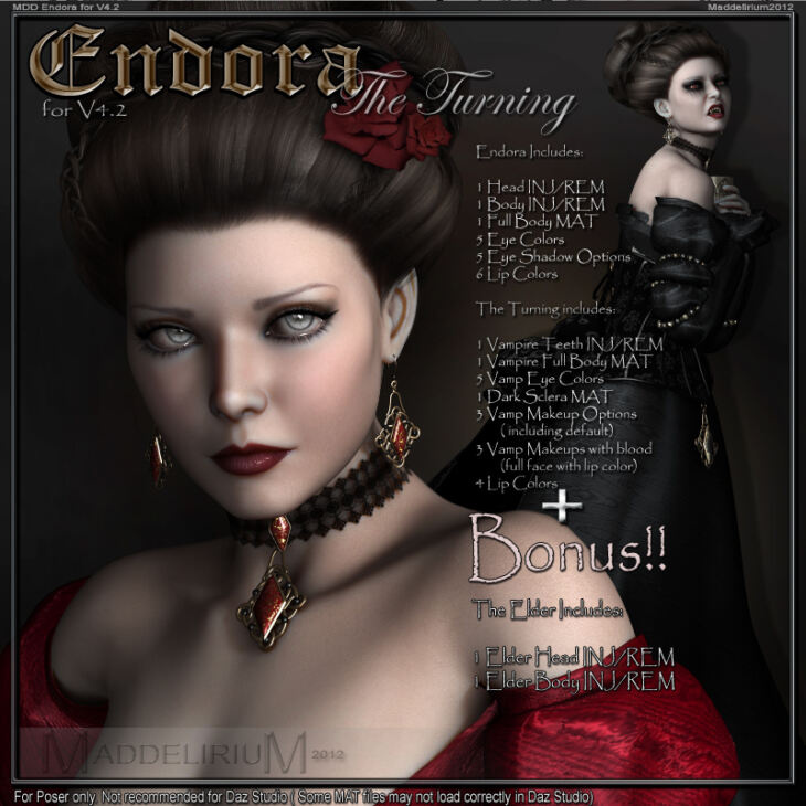 MDD Endora for V4.2_DAZ3D下载站