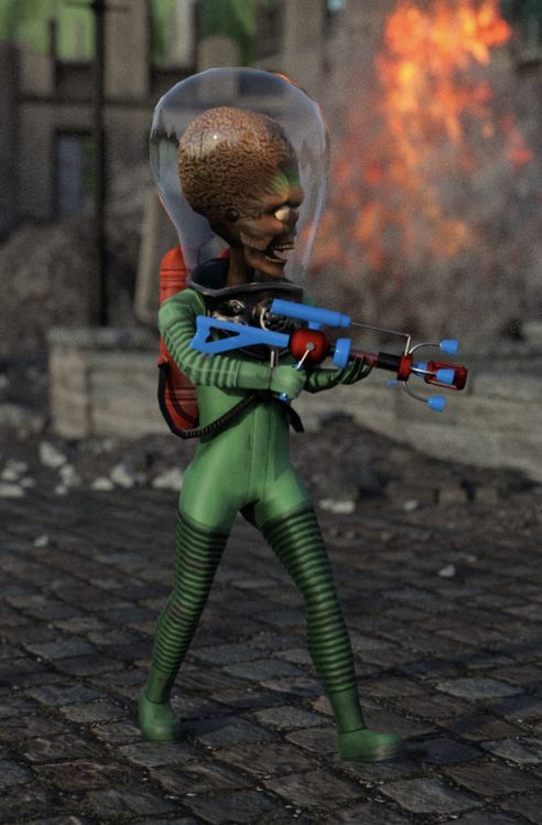 Mars Attacks Martian Invader For Daz Studio_DAZ3D下载站