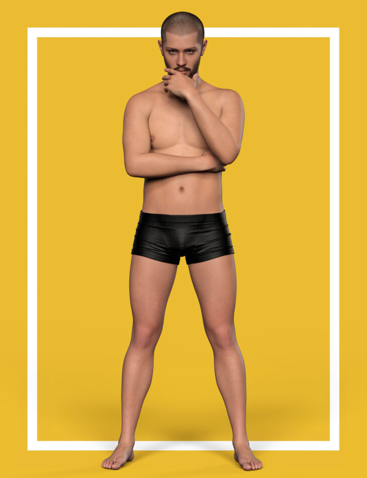 Masculine Poses for Genesis 9_DAZ3D下载站