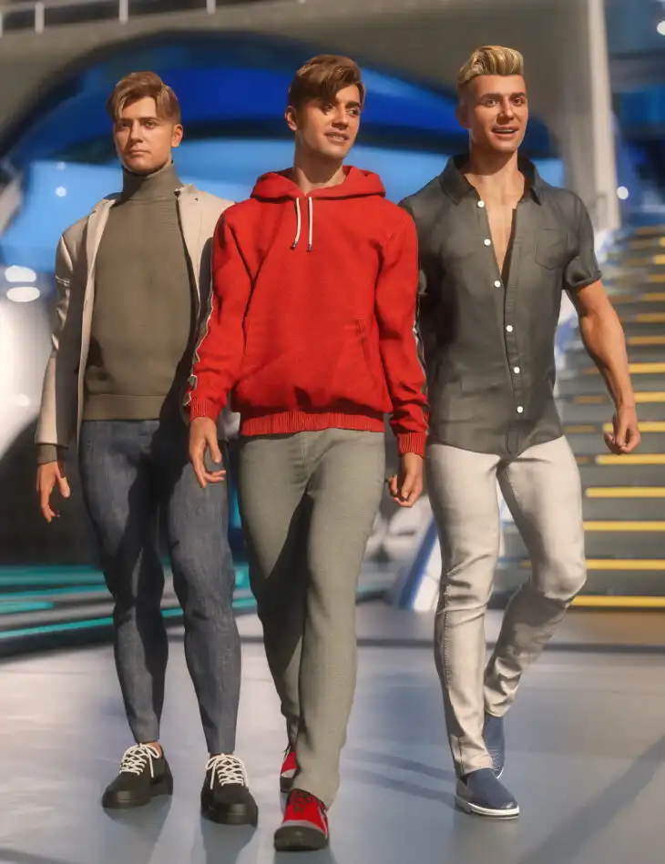 Michael 9 HD Keepin’ It Casual Mega Bundle_DAZ3D下载站