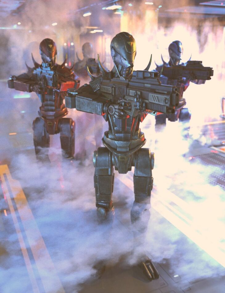 Robot Soldier_DAZ3D下载站