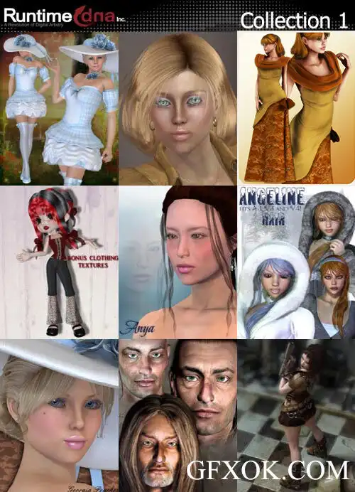 RuntimeDNA Collection 1_DAZ3D下载站