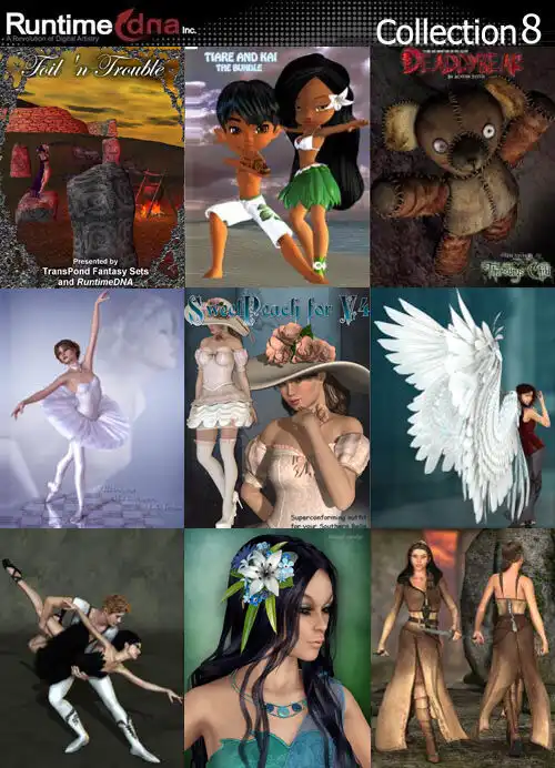 RuntimeDNA Collection 8_DAZ3D下载站