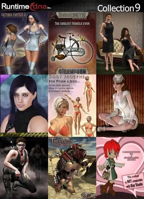 RuntimeDNA Collection 9_DAZ3D下载站