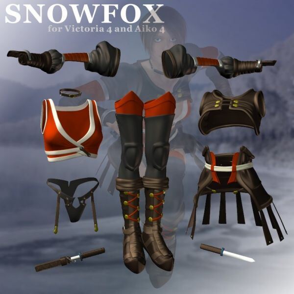 SNOWFOX for V4/A4_DAZ3D下载站