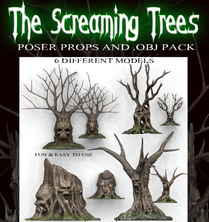 Screaming Trees_DAZ3D下载站