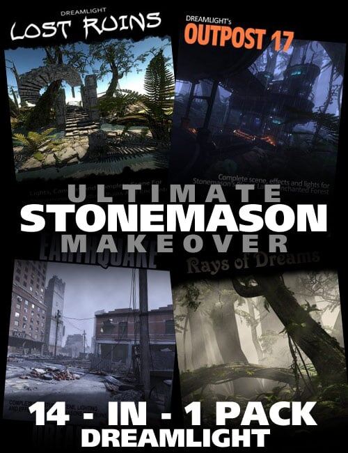 Ultimate Stonemason Makeover – 14-in-1 Bundle_DAZ3D下载站