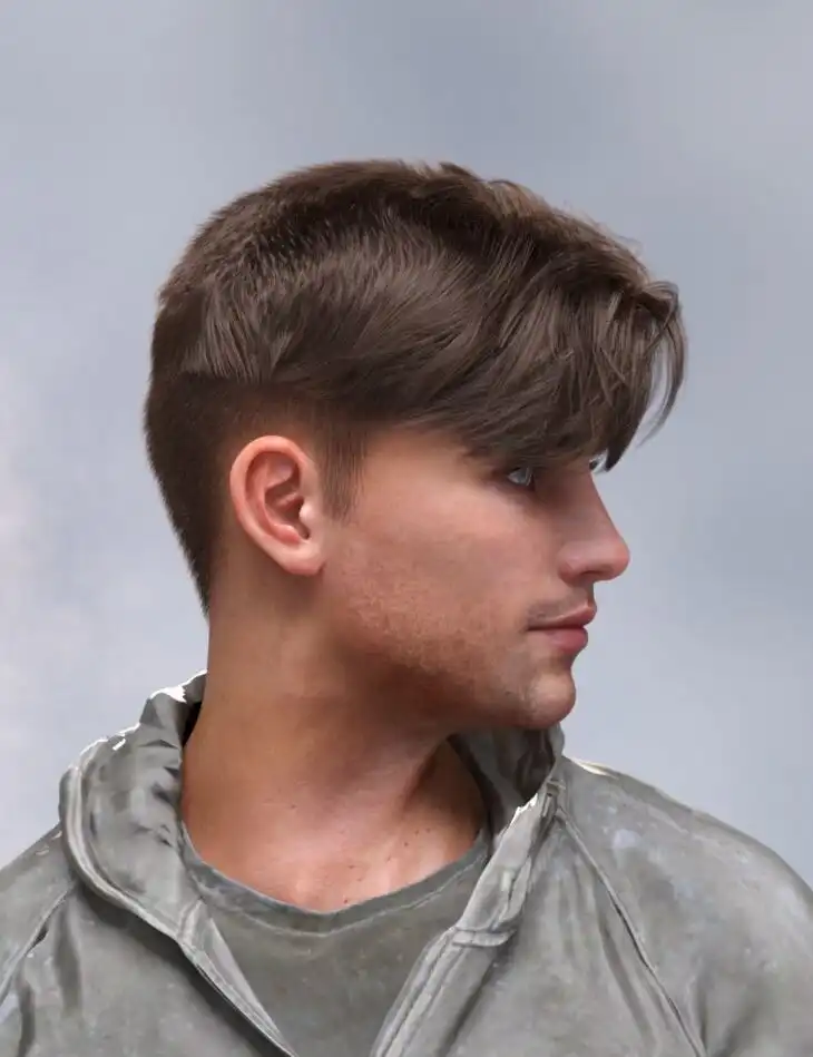 Vekko University Hair for Genesis 9 and Genesis 8 Males_DAZ3DDL
