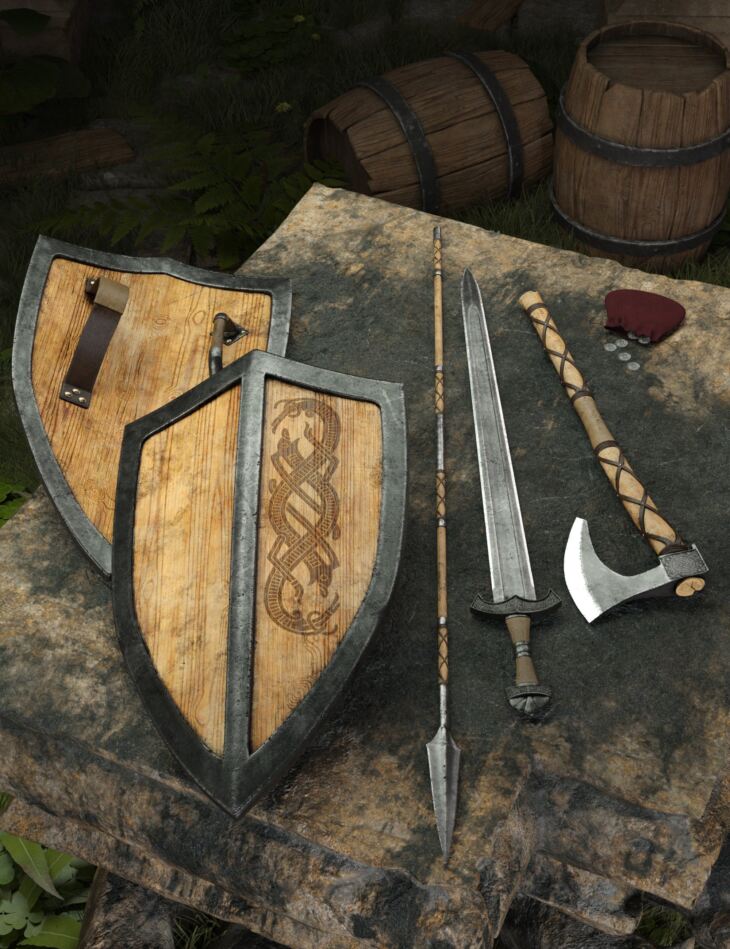 Viking Weapons Collection_DAZ3D下载站