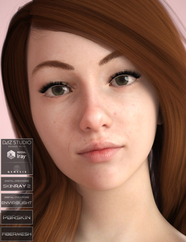 Anatomically Correct: Aislin for Genesis 3 and Genesis 8 Female (8.1)_DAZ3DDL