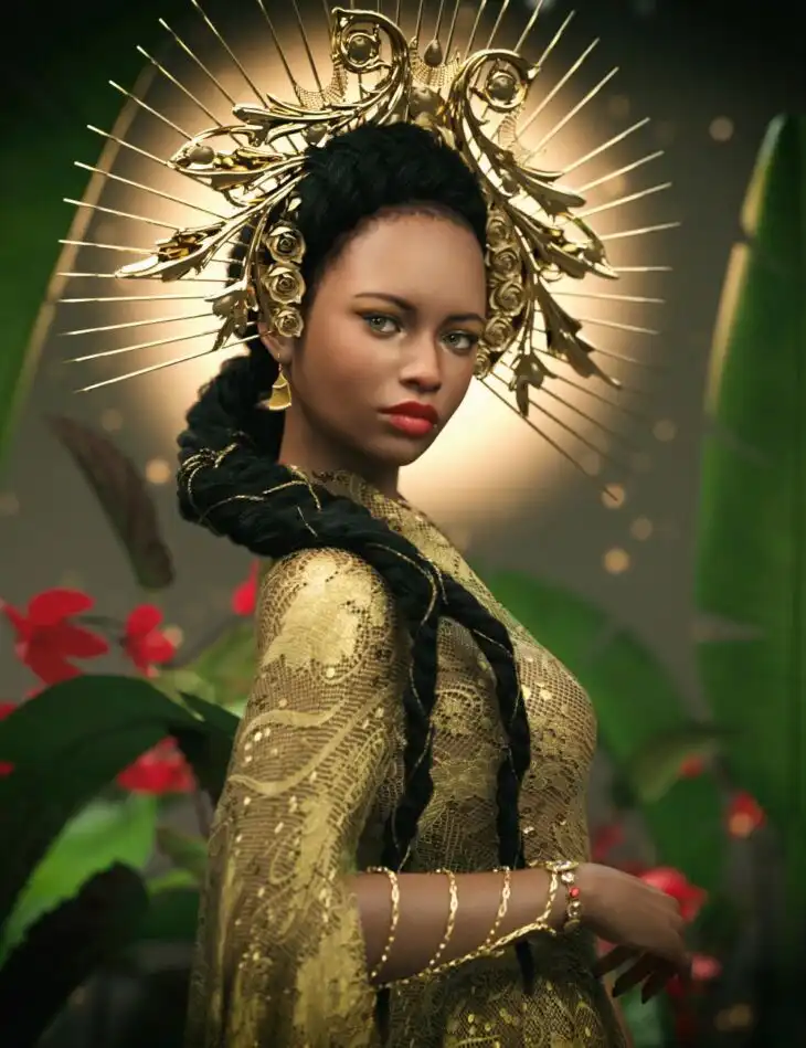 CHB Dalila for Genesis 8, 8.1, and 9_DAZ3D下载站