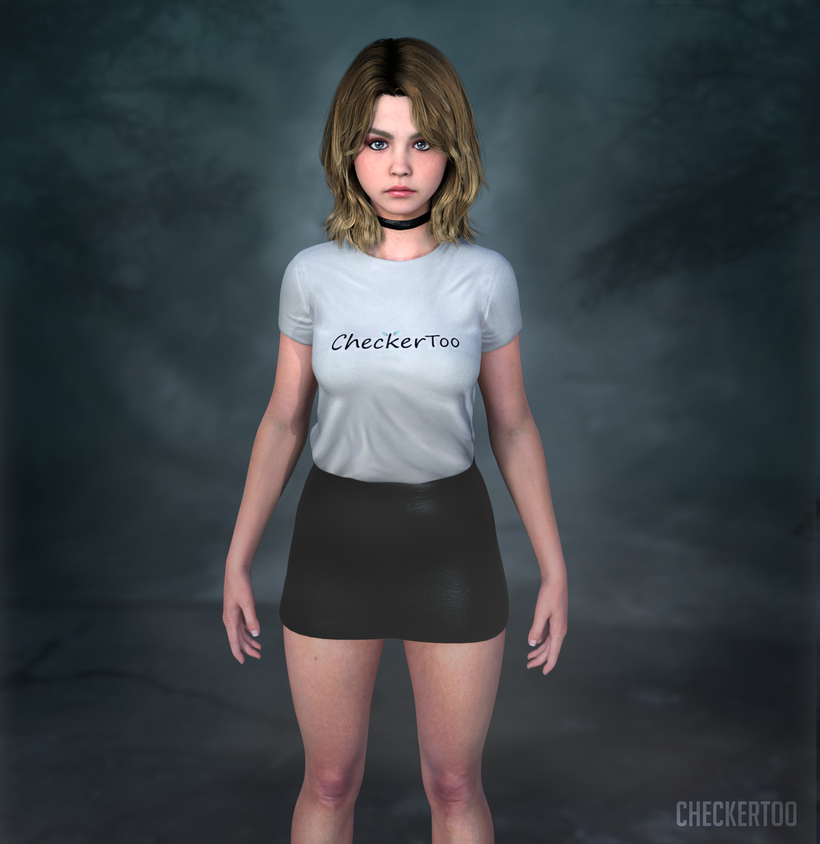 Casual Outfit For G8F_DAZ3D下载站