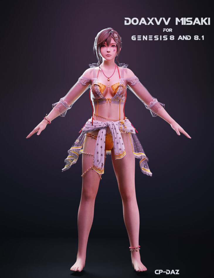 DOAXVV Misaki For Genesis 8 And 8.1 Female_DAZ3D下载站