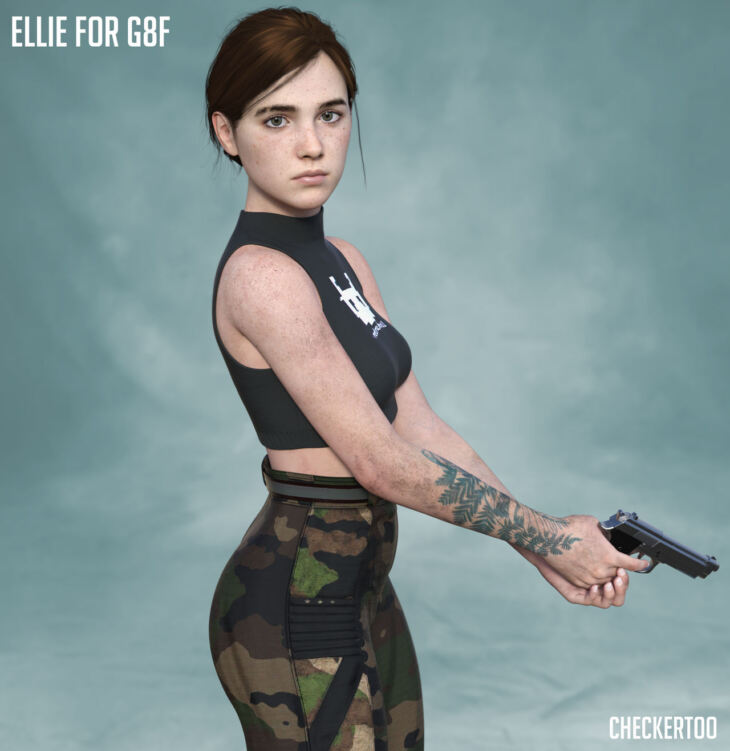 Ellie For G8F_DAZ3D下载站