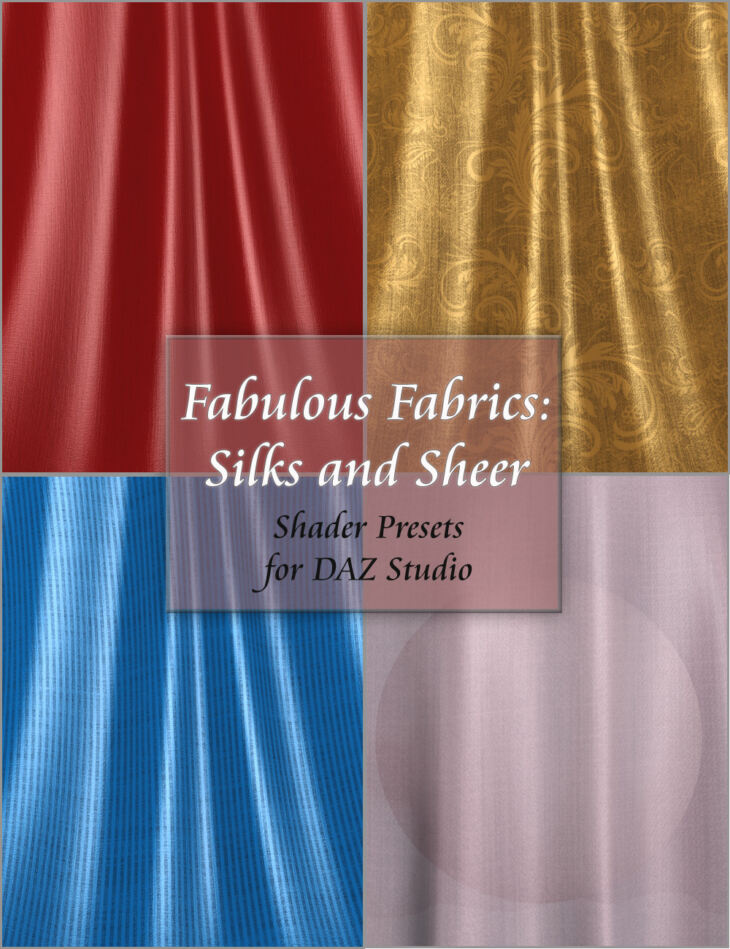 Fabulous Fabrics: Silks and Sheer – Shader Presets for DAZ Studio_DAZ3D下载站