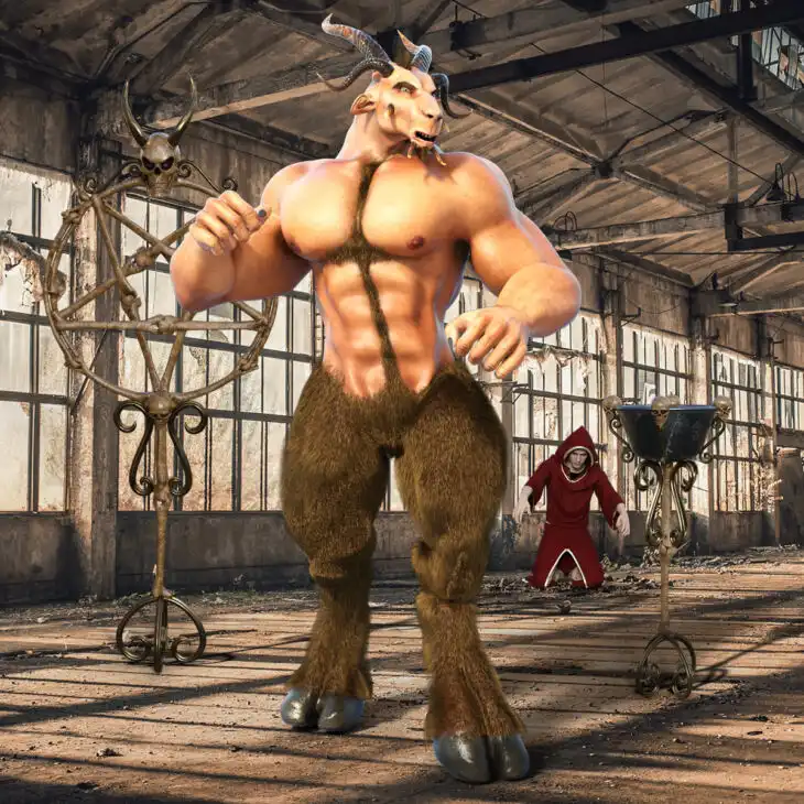 Goat God for Genesis 8 Male_DAZ3DDL