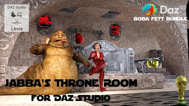 Jabba Throne Room for DS_DAZ3D下载站